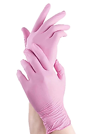 Pembe Eldiven Pudrasız 100 Adet | Medium
