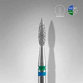 STALEKS EXPERT Elmas Freze Ucu DUO Alev Mavi-Yeşil 2,1 mm / 8 mm