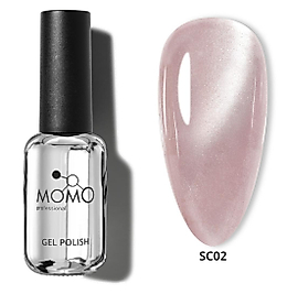 Momo Professional Kedi Gözü Kalıcı Oje Silky Cat Eye SC02 Pastel Rose