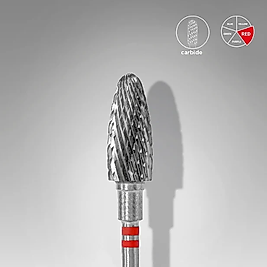 STALEKS EXPERT Solaklar İçin Sert Alaşım Mısır Freze Kırmızı 6 mm / 14 mm