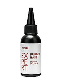 RUNAIL Expert Rubber Base Liquid Scotch 50 ml | Çift Taraflı Yapışkan Özellikli Akışkan Base Coat