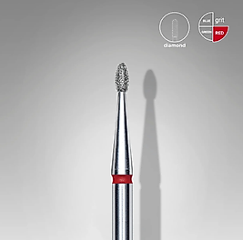 STALEKS EXPERT Elmas Freze Yuvarlak Tomurcuk Kırmızı 1,6 mm / 3,4 mm