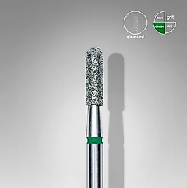 STALEKS EXPERT Elmas Freze Yuvarlak Silindir Yeşil 2,3 mm / 8 mm