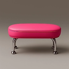 Senail Manikür Kol Dayama | Krom Ayak | Premium Model | Fuşya Pembe Tasarım