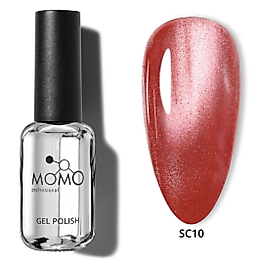 Momo Professional Kedi Gözü Kalıcı Oje Silky Cat Eye SC10 Kırmızı