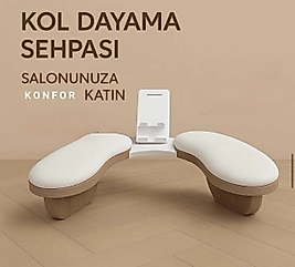 Manikür Kol Destek Sehpası Telefon Tutacaklı
