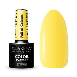 Claresa Full of Colours 1 Kalıcı Oje | 5gr | Polonya 2025 Üretimi En Yüksek Kalitede Kalıcı Oje