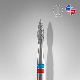 STALEKS EXPERT Elmas Freze Ucu DUO Alev Kırmızı-Mavi 2,1 mm / 8 mm