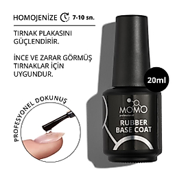 Kalıcı Oje İçin Rubber Base Coat| Nano Fırçalı| 20 ml