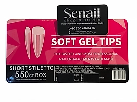 550’li Jel Tips Short Stiletto