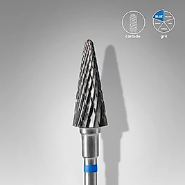 STALEKS EXPERT Sert Alaşım Koni Freze Mavi 6 mm / 14 mm