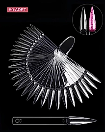 Renk Kartela | Şeffaf Stiletto