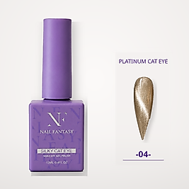 NAIL FANTASY Platinum Cat Eye Kedi Gözü Kalıcı Oje 12 ML No:4