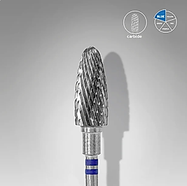 STALEKS EXPERT Solaklar İçin Sert Alaşım Mısır Freze Mavi 6 mm / 14 mm