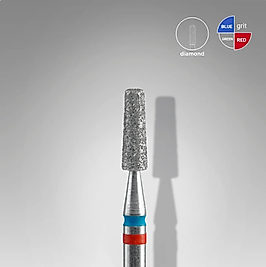 STALEKS EXPERT Elmas DUO Koni Freze Kırmızı-Mavi 2,5 mm / 8 mm