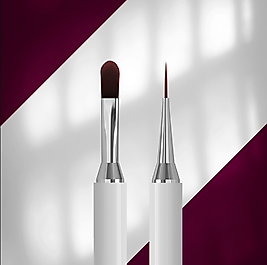 STALEKS EXCLUSIVE 06/11 Çift Taraflı Jel Fırçası 11 mm / Liner 12 mm