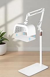 SNRQI F1 Portatif Standlı 33Led Manikür Pedikür Tırnak Kurutucu UV Led Lamba Protez Tırnak Lambası Beyaz 48W