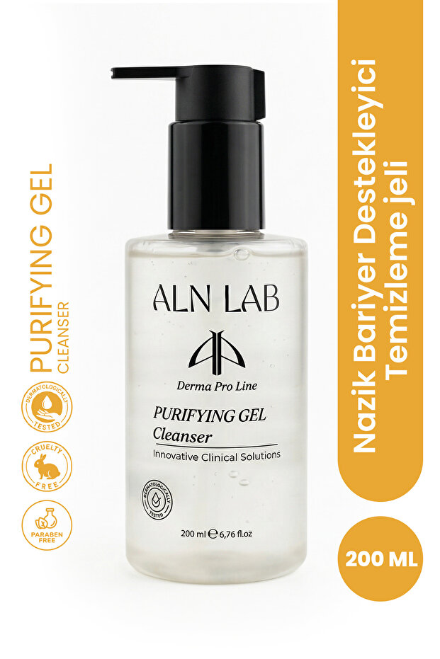 ALN LAB Gold Gel Cleanser - Hassas ve Atopik Ciltler İçin Nazik Bariyer Destekleyici Temizleme Jeli 200 ml