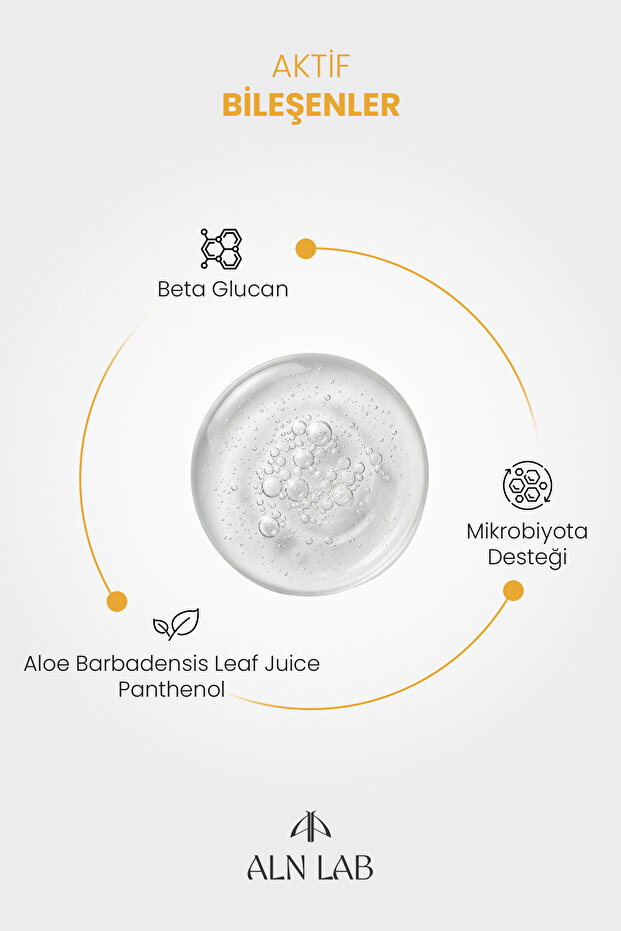 ALN LAB Gold Gel Cleanser - Hassas ve Atopik Ciltler İçin Nazik Bariyer Destekleyici Temizleme Jeli 200 ml