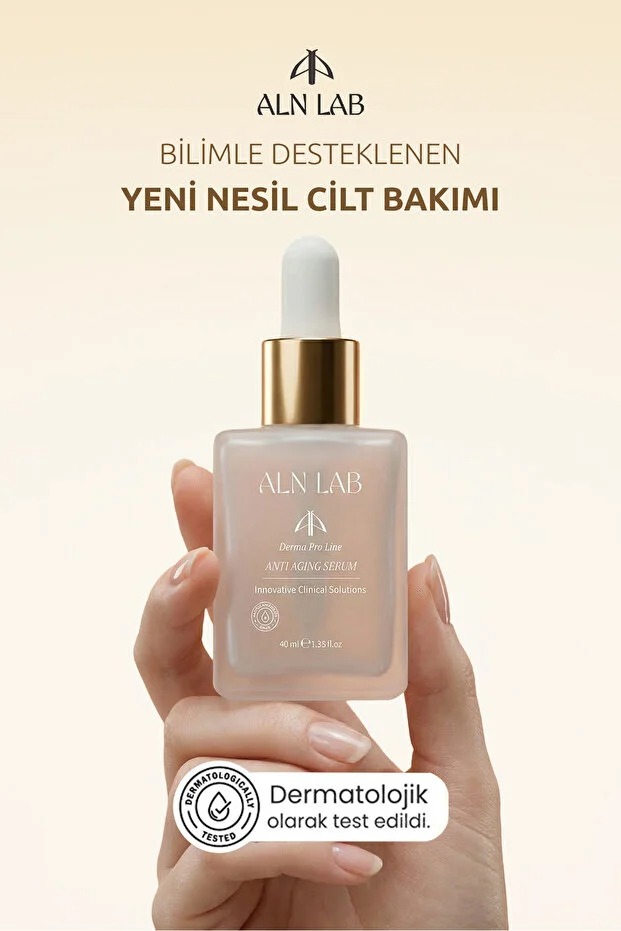 ALN LAB Anti Aging Serum- Somon DNA (PDRN) & Pro-Xylane Yaşlanma Karşıtı Onarıcı 40 ml