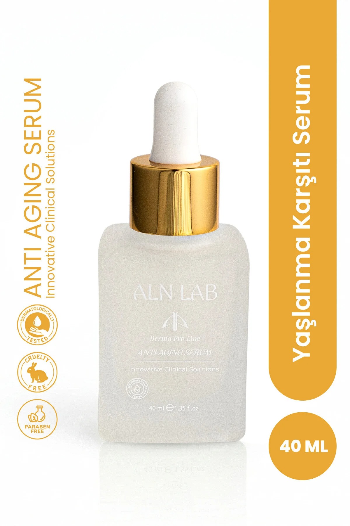 ALN LAB Anti Aging Serum- Somon DNA (PDRN) & Pro-Xylane Yaşlanma Karşıtı Onarıcı 40 ml
